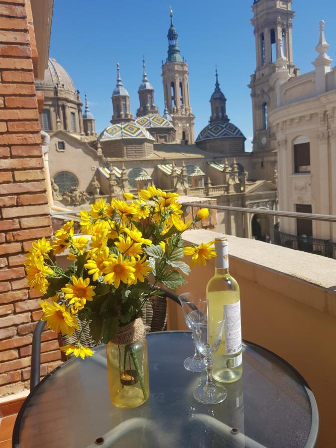 Ferienwohnung El Balcon De Pilar Saragossa Exterior foto