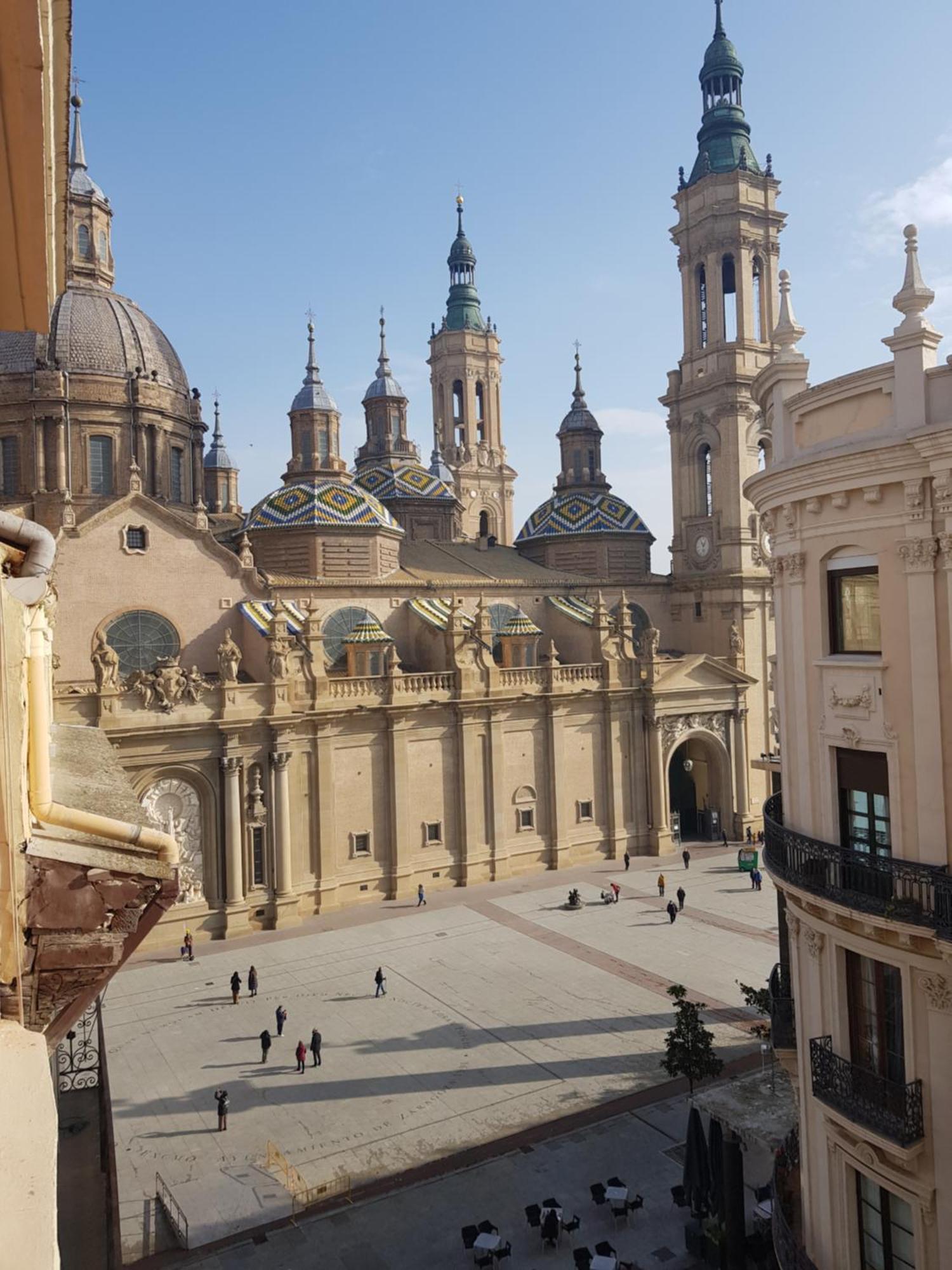 Ferienwohnung El Balcon De Pilar Saragossa Zimmer foto